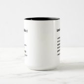 おもしろいLandscape Architect定義ギフト マグカップ (中央)
