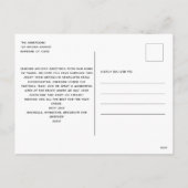 おもしろいLater Happy New Year写真 シーズンポストカード (裏面)