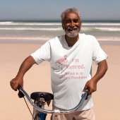 おもしろいLawn Flamingo退職 Tシャツ