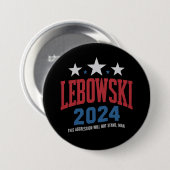 おもしろいLebowski政治選挙投票2024 缶バッジ (正面&裏面)