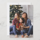 "おもしろいLet It Snow"フロリダ州ビーチサンタ・クリスマス シーズンカード (裏面)