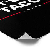 おもしろいLet's Go Taco &# ポスター (角)