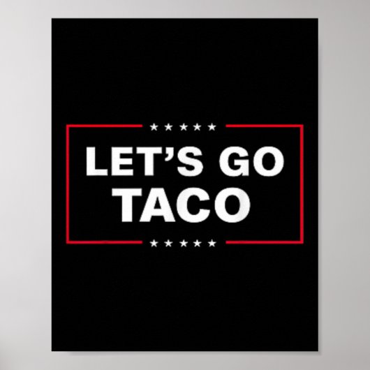 おもしろいLet's Go Taco &# ポスター (正面)