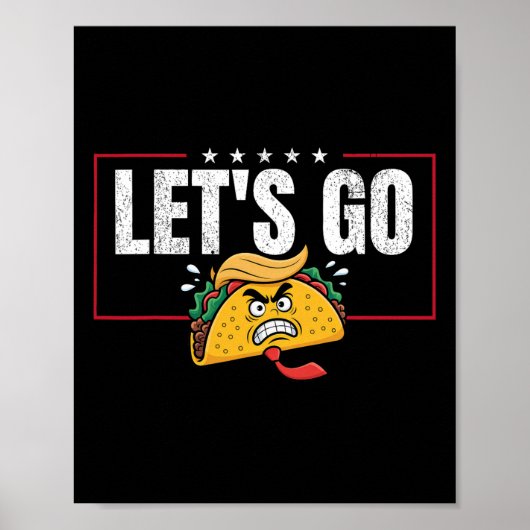 おもしろいLet's Go Taco &# ポスター (正面)