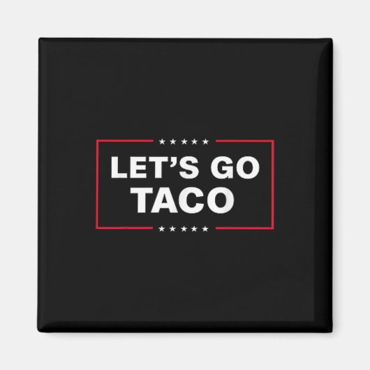 おもしろいLet's Go Taco &# マグネット (正面)