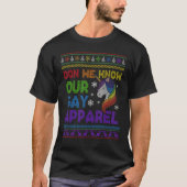 おもしろいLgbt Don We Now Ourゲイアパレルレインボーゲイ Tシャツ (正面)