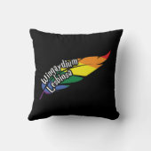 おもしろいLGBTQ | (単遊語) |プライド |虹 クッション (裏面)