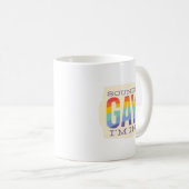 おもしろいLGBTQIレインボー旗のゲイImサウンドプライド コーヒーマグカップ (正面右)