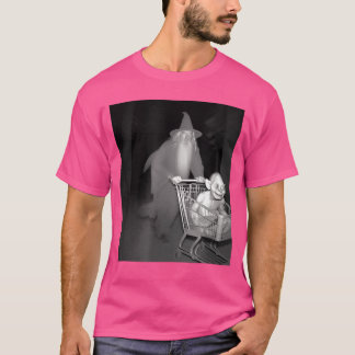 おもしろいLOR Gandolf魔法使いショッピングカートSmeag Fu Tシャツ