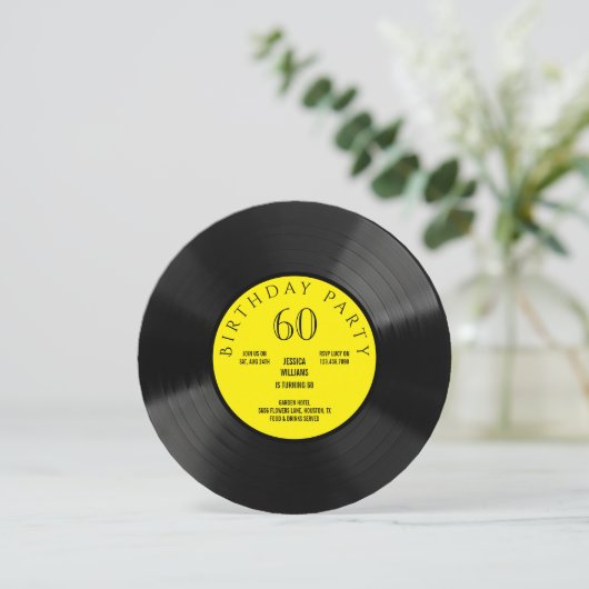 おもしろいLP誕生日パーティー 招待状 (スタンド正面)