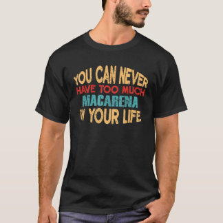 おもしろいMacarena名パーソナライズされた冗談アイテム Tシャツ