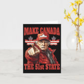 おもしろいMake Canada 51州 カード (黄色い花)