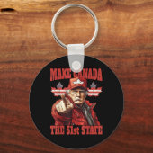 おもしろいMake Canada 51州 キーホルダー (正面)