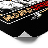 おもしろいMamasaurus Tレックス恐竜Teeママサウルス ポスター (角)