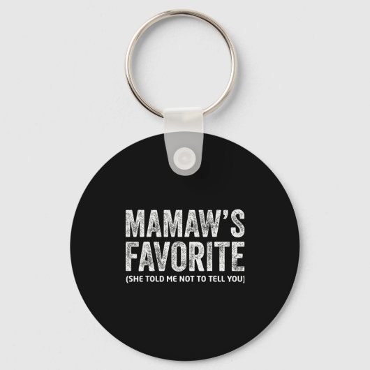 おもしろいMamawの好きなヴィンテージ キーホルダー (正面)