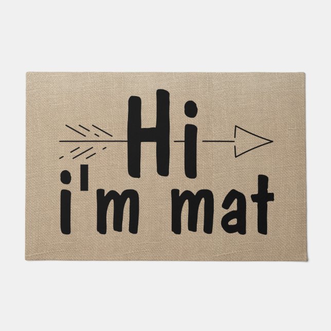 おもしろいMat Doormat ドアマット (正面)