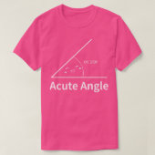 おもしろいMath Cute Acute Angle Tシャツ (デザイン正面)