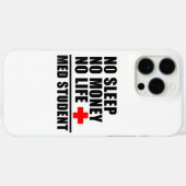 おもしろいMed School T Shirt私はDoctoに近い Case-Mate iPhoneケース (裏面 (横))