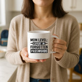 おもしろいMom Mug、パスワードの専門忘れ者 コーヒーマグカップ