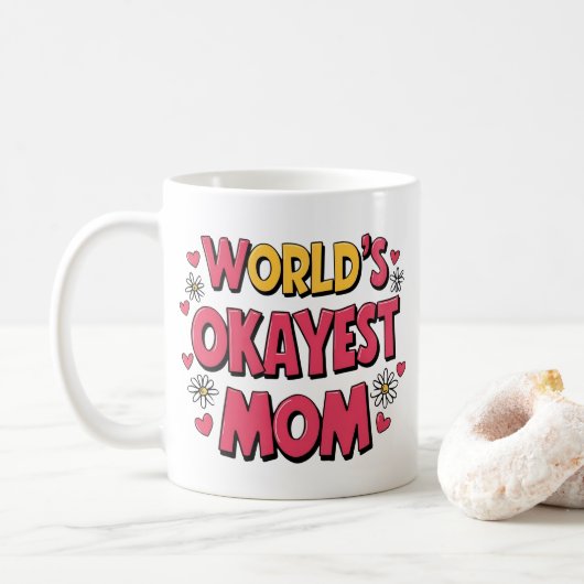 おもしろいMom Mug – 世界で最も美味しいMom Coffee Cup コーヒーマグカップ (ドーナツ)