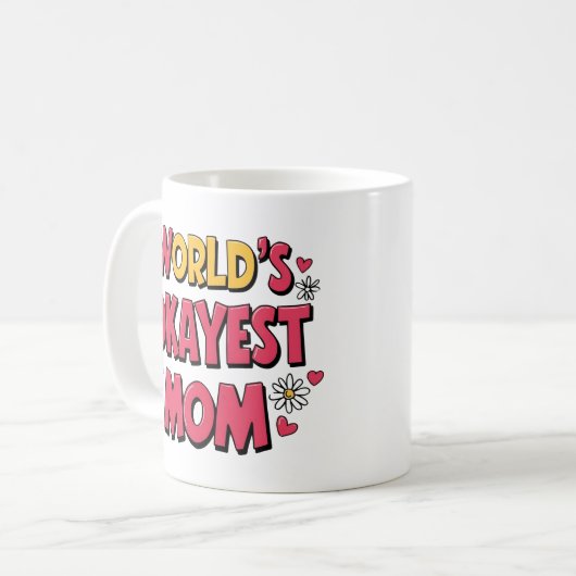 おもしろいMom Mug – 世界で最も美味しいMom Coffee Cup コーヒーマグカップ (正面左)