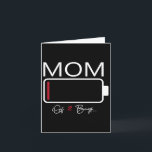 おもしろいMom Of 2男の子From Son Mothers Day誕生日 カード<br><div class="desc">2男おもしろい子の母の母の日誕生日女性</div>