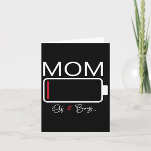 おもしろいMom Of 2男の子From Son Mothers Day誕生日 カード