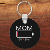 おもしろいMom Of 2男の子From Son Mothers Day誕生日 キーホルダー (正面)