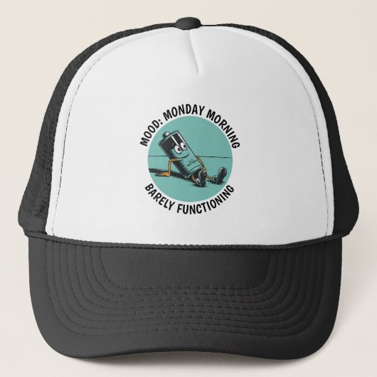 おもしろいMonday Hat キャップ (正面)