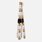 おもしろいMoody Meow Cats Kittenペットパタカラフルーン ネクタイ (正面)