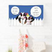 おもしろいMooscians Personalizeパーティーバナー 横断幕 (インサイチュ)