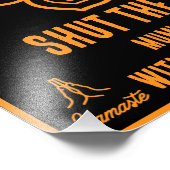 おもしろいMum Meditationシンボルや象徴 フォトプリント (角)