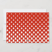 おもしろいNight Photo静か Christmasホリデーカード シーズンカード (裏面)