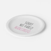 おもしろいNO HABLO MANTARDO ペーパープレート (アングル)