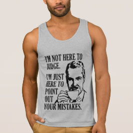 "おもしろいNot Here To Judging"のシャツとジャケット Tシャツ