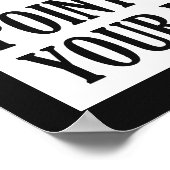 「おもしろいNot Here To Judging」ポスター ポスター (角)