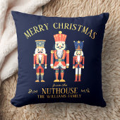 おもしろいNuthouse Nutcrackerからのメリークリスマス クッション