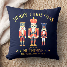 おもしろいNuthouse Nutcrackerからのメリークリスマス クッション