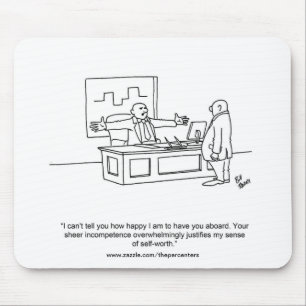 おもしろいOfficeユーモアマウスパッドギフト マウスパッド