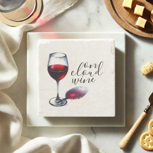 おもしろいOn Cloud Wine Coaster ストーンコースター