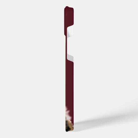 おもしろいOstrich iPhoneケースカスタムの色と文字 iPhoneケース (左側面)