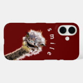 おもしろいOstrich iPhoneケース Case-Mate iPhoneケース (裏面 (横))