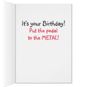 "おもしろいOver the Hill"誕生日カード (内側 (右))