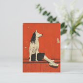 おもしろいPart Dog Part Human ポストカード (スタンド正面)