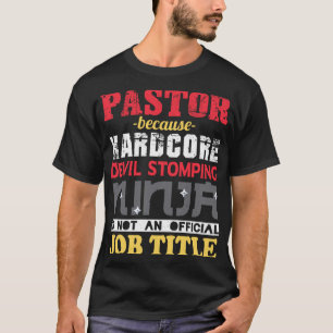 おもしろいPASTOR役職ギフト Tシャツ