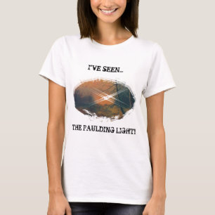 おもしろいPAULDINGの軽いワイシャツの~の幽霊ライト! Tシャツ