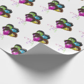 おもしろいPeople Balloonグループ ラッピングペーパー (角)