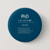おもしろいphd定義円 缶バッジ (正面)