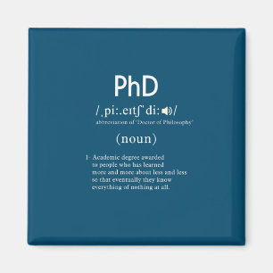 おもしろいphd定義正方形 マグネット