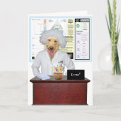 おもしろいPhysics Lab誕生日挨拶 カード (正面)